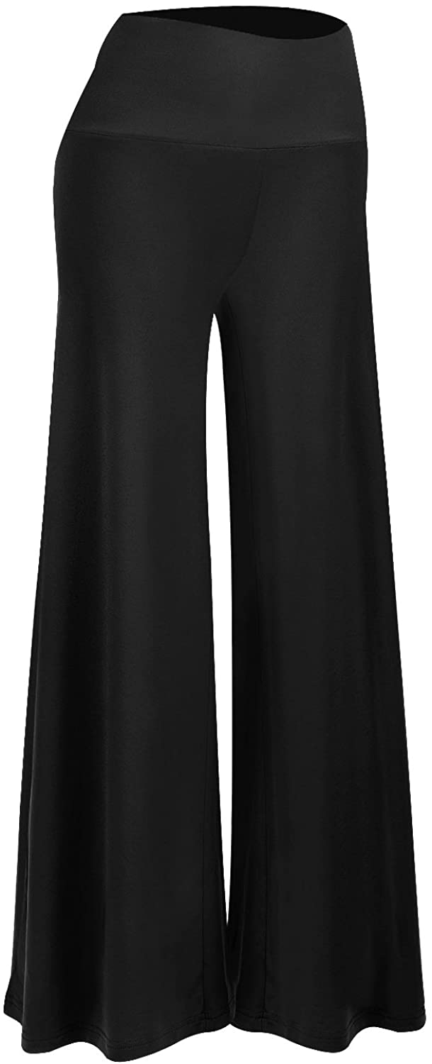 KLGDA_Women Stretchy Wide Leg Palazzo Lounge Pants Comfy Stretch Floral Drawstring Casual Pants with Christmas 