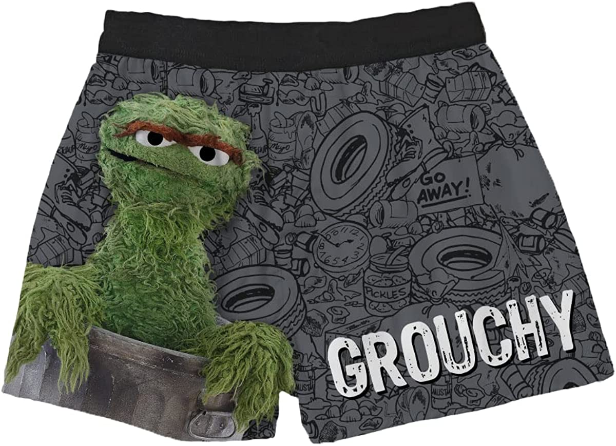 Sesame Street Men's Cookie Monster and Oscar The Grouch 2 Pack Boxerbrief  (X-Large) : : Clothing, Shoes & Accessories