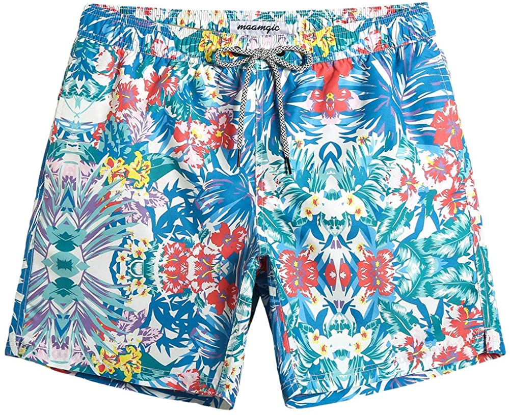 YYDGH On Clearance Mens Swim Trunks Quick Dry Swim Shorts with Mesh Lining  Funny Swimwear Bathing Suits Casual Drawstring Hawaiian Beach  Shorts(3#-Orange,M) 