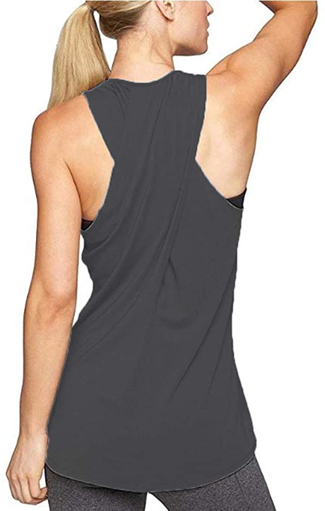 Lofbaz Workout Tank Tops for Women Yoga Gym Shirts Athletic Clothes Plus S-4XL