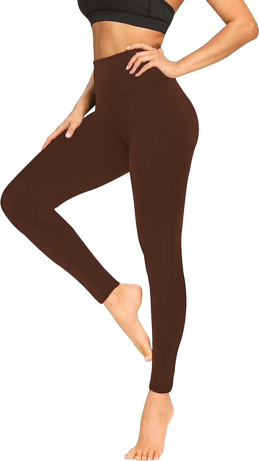 Soft Leggings for Women - High Waisted Tummy Control No See Through Workout  Yoga