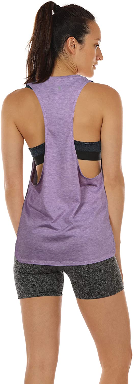 Icyzone Workout Tank Tops For Women Running Muscle Tank Sport