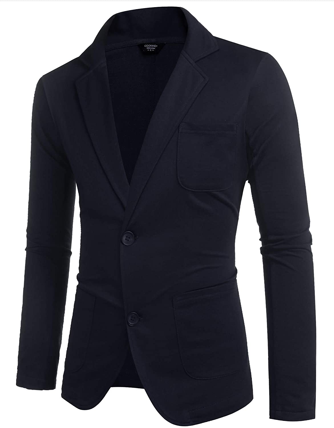 COOFANDY Men's Casual Blazers Cotton Slim Fit Sport Coats Lightweight Two Button Suit Jackets 
