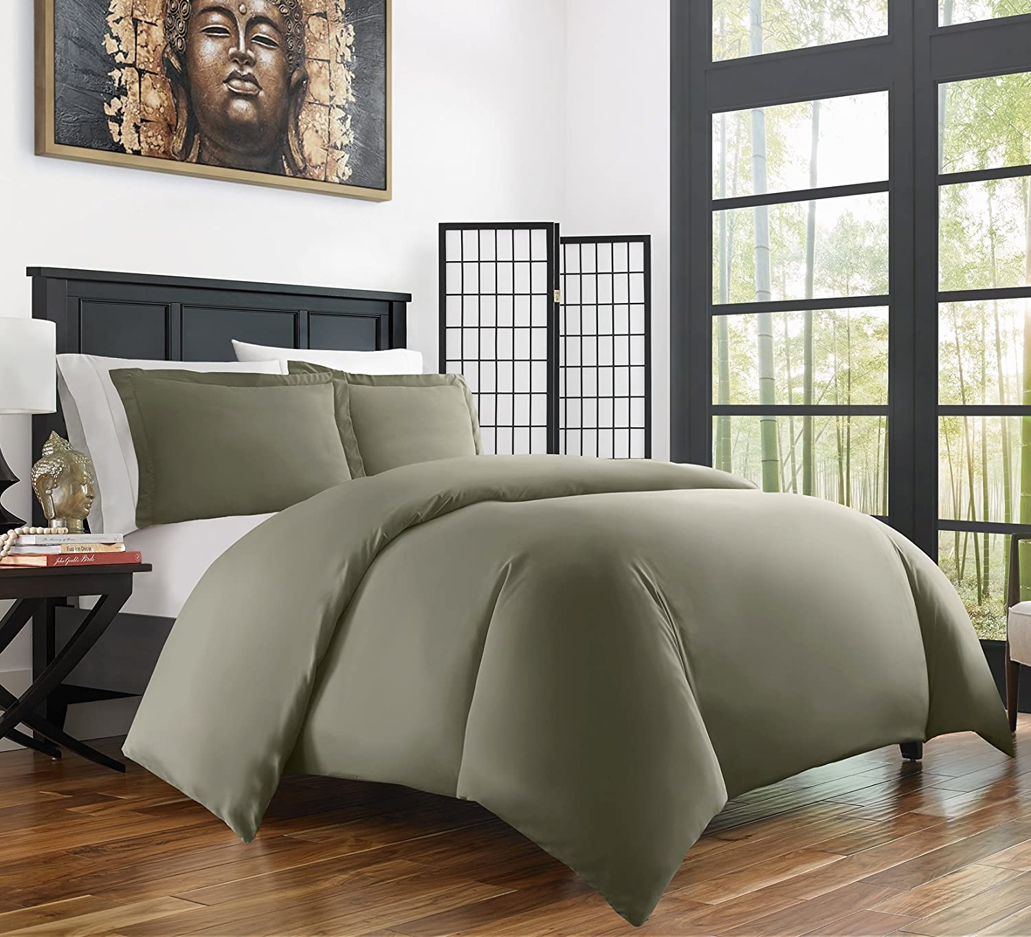 zen bamboo duvet cover