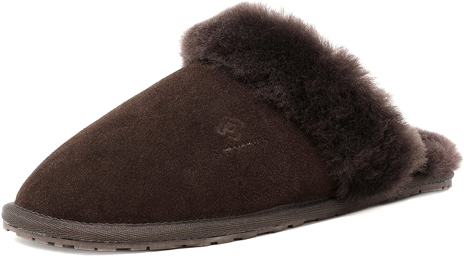 DREAM PAIRS Women’s Sheepskin Slip On House Slippers Indoor Outdoor Winter Shoes