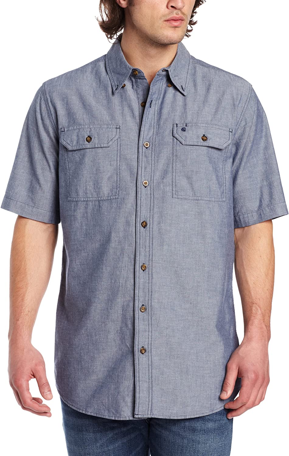 Carhartt Men's Short Sleeve Chambray Shirt