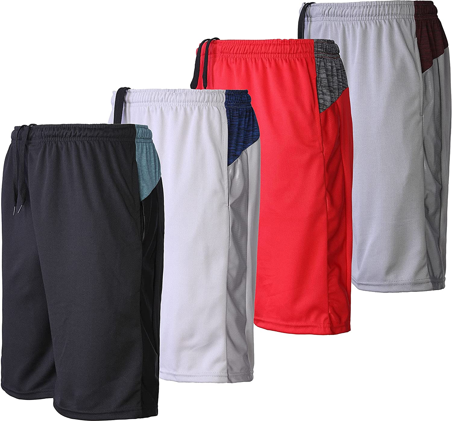 Quick Dry Running Workout Training Basketball Shorts Active Club Men's Athletic Gym Shorts with Pockets 
