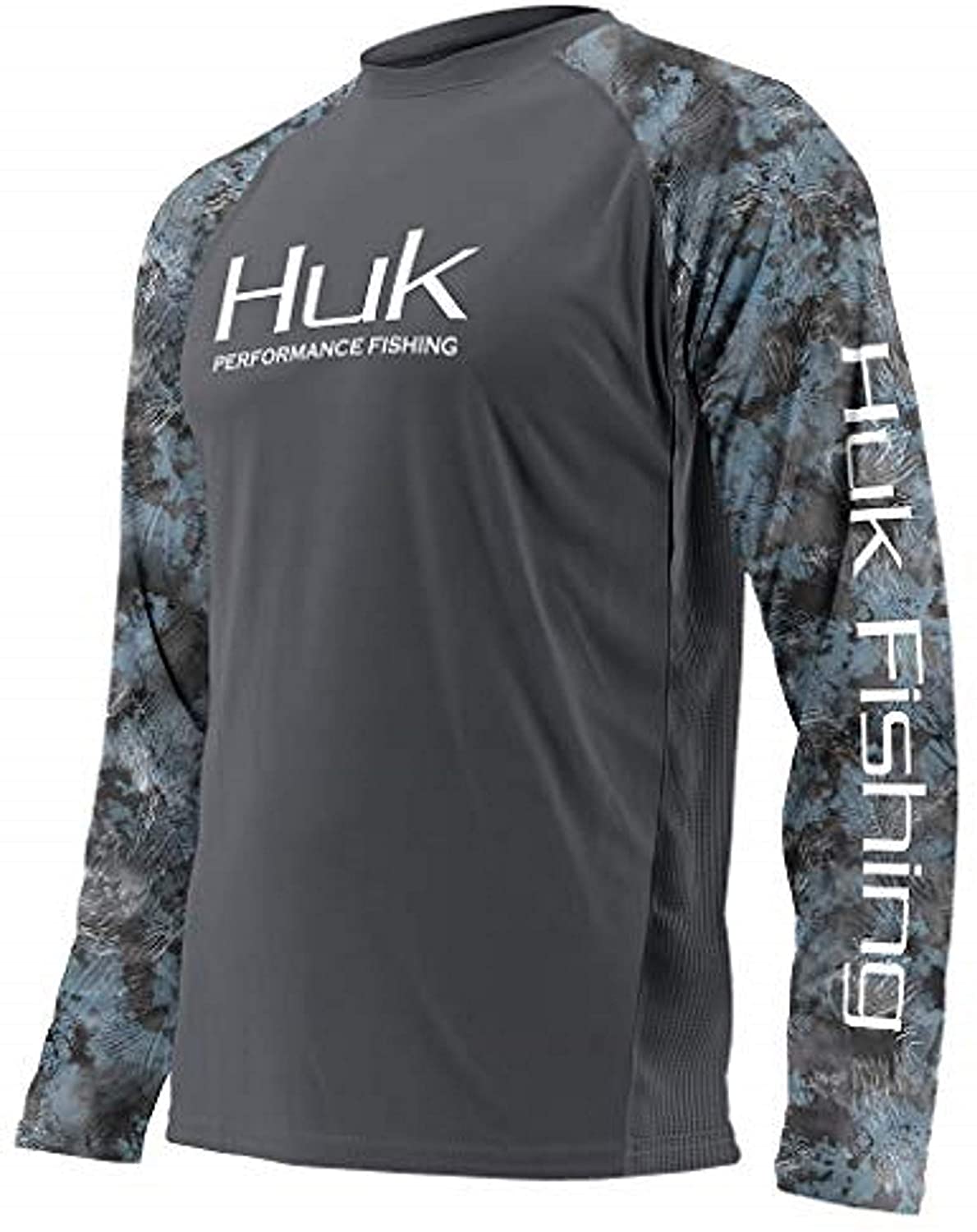 Save 35% HUK DOUBLE HEADER Youth LS Performance Fishing Shirt-Pick Color/Size 