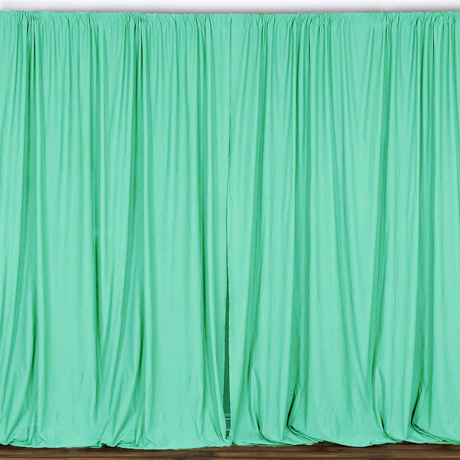 AK TRADING CO. 10 feet x 10 feet Polyester Backdrop Drapes