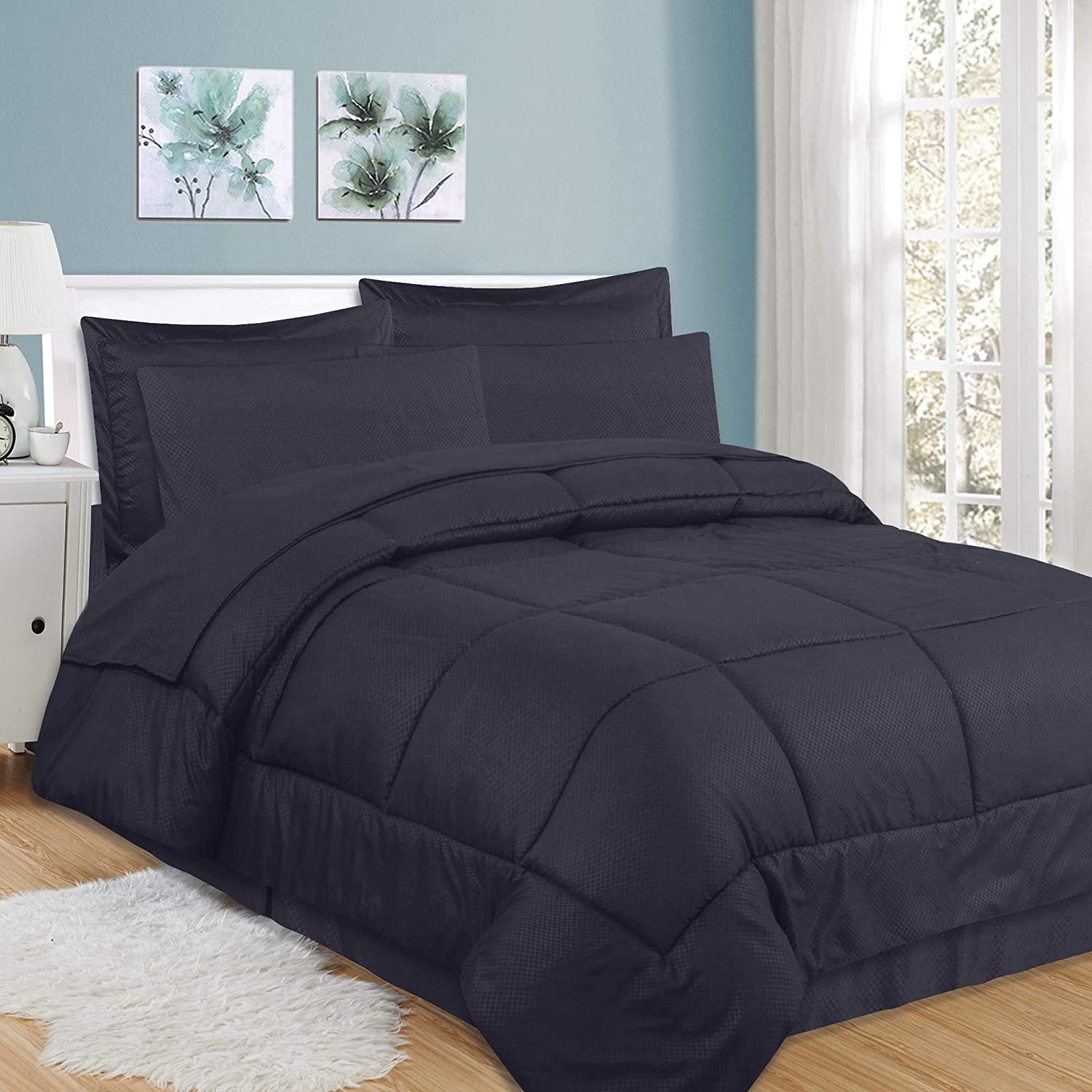Sweet Home Collection Home Collection Polyester Bed Sheet Set(1 Comforter,  1 Bed