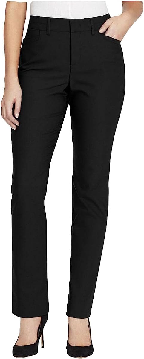 Gloria vanderbilt women's haven straight 2025 trouser pant