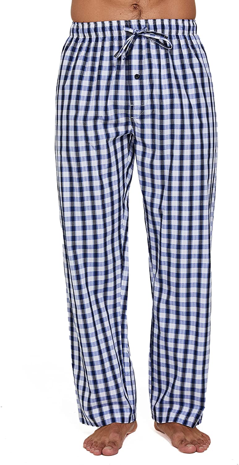 CYZ Men's 100% Cotton Poplin Pajama Lounge Sleep Pant : :  Clothing, Shoes & Accessories