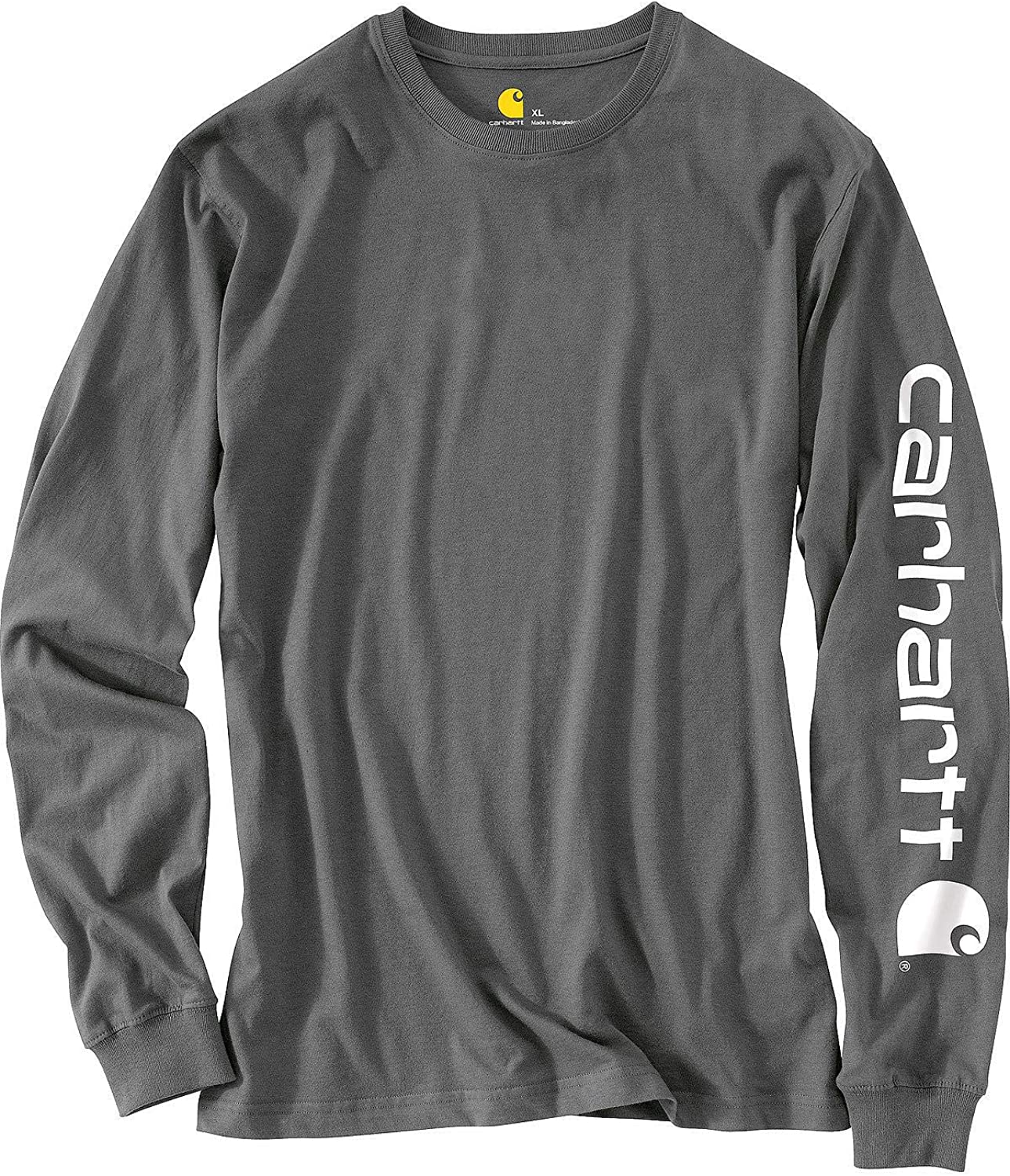 Carhartt Men's Signature Sleeve Logo Long Sleeve T-Shirt