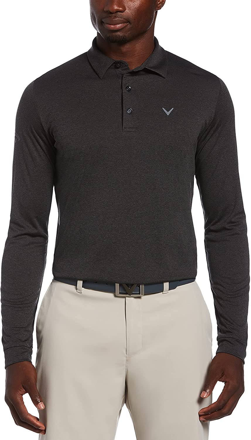 miljø skære ned øve sig Callaway Men&#039;s Swing Tech Essential Long Sleeve Golf Polo Shirt | eBay
