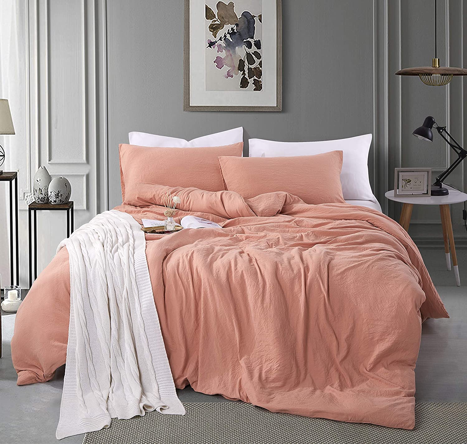 wrinkled duvet cover