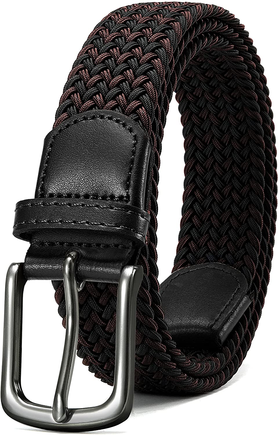 Stretch Braided Golf Belts for Men 1 3/8, Casual Woven Elastic Belt in  Gift Box