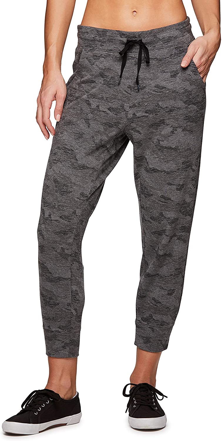 RBX Active Women's Fashion French Terry Lightweight Jogger Sweatpants with  Pocke