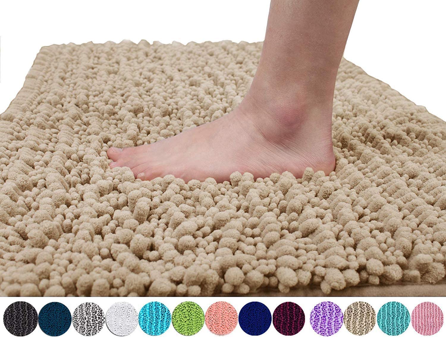 Yimobra Original Chenille Bath Rug Mat, Large Size 44.1 x 24 Inch