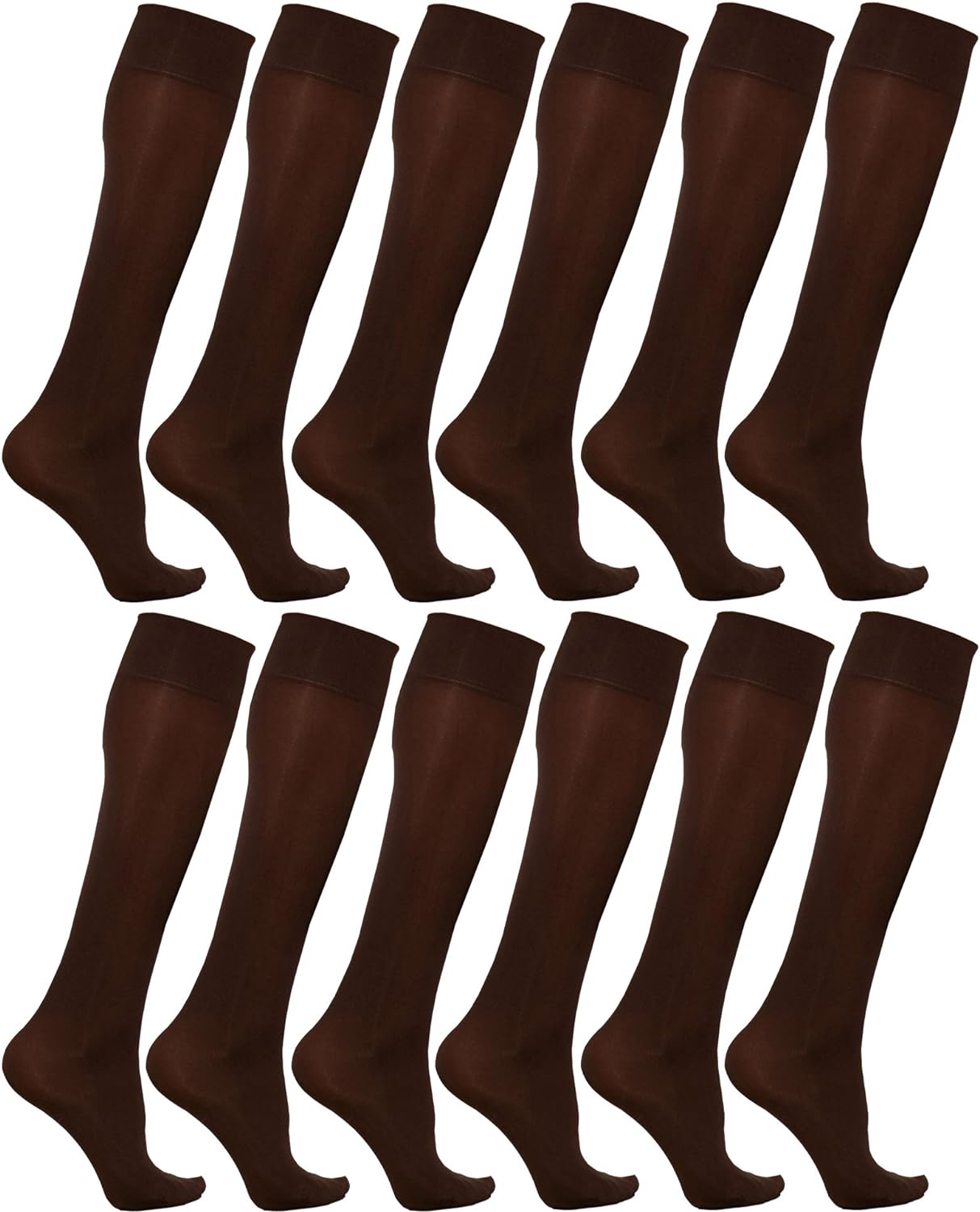 Buy Queen Size Trouser Socks for Women, 6 Pairs Plus Stretchy Opaque Knee  High Dress Sock (6 Pairs - Assorted #1) at Amazon.in