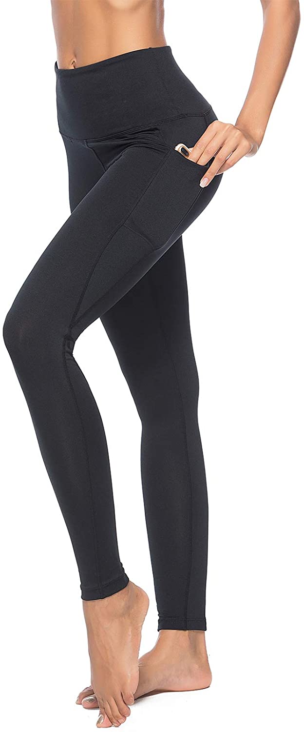 thumbnail 9  - Truity Women&#039;s Workout Yoga Leggings with Tummy Control Stretch Athletic Gym Pan