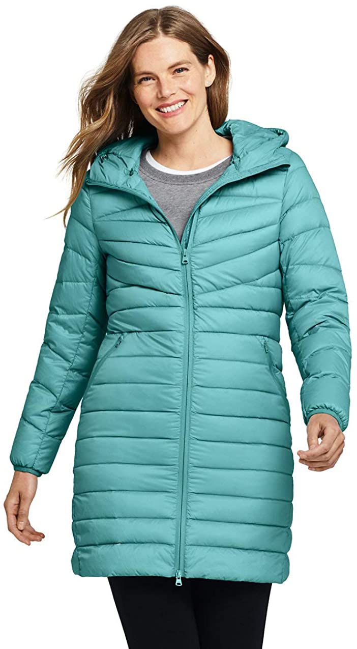 lands end maxi down coat