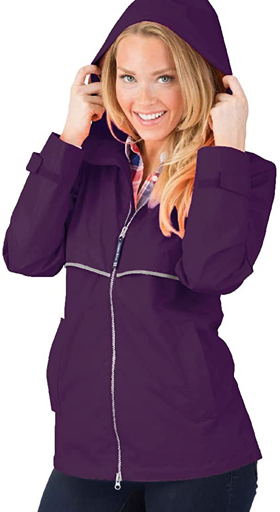 Charles River Apparel Women's New Englander Wind & Waterproof Rain Jacket  (Reg/E | eBay