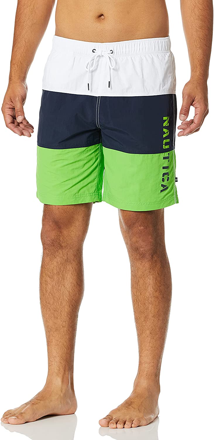 mens swim trunks nautica