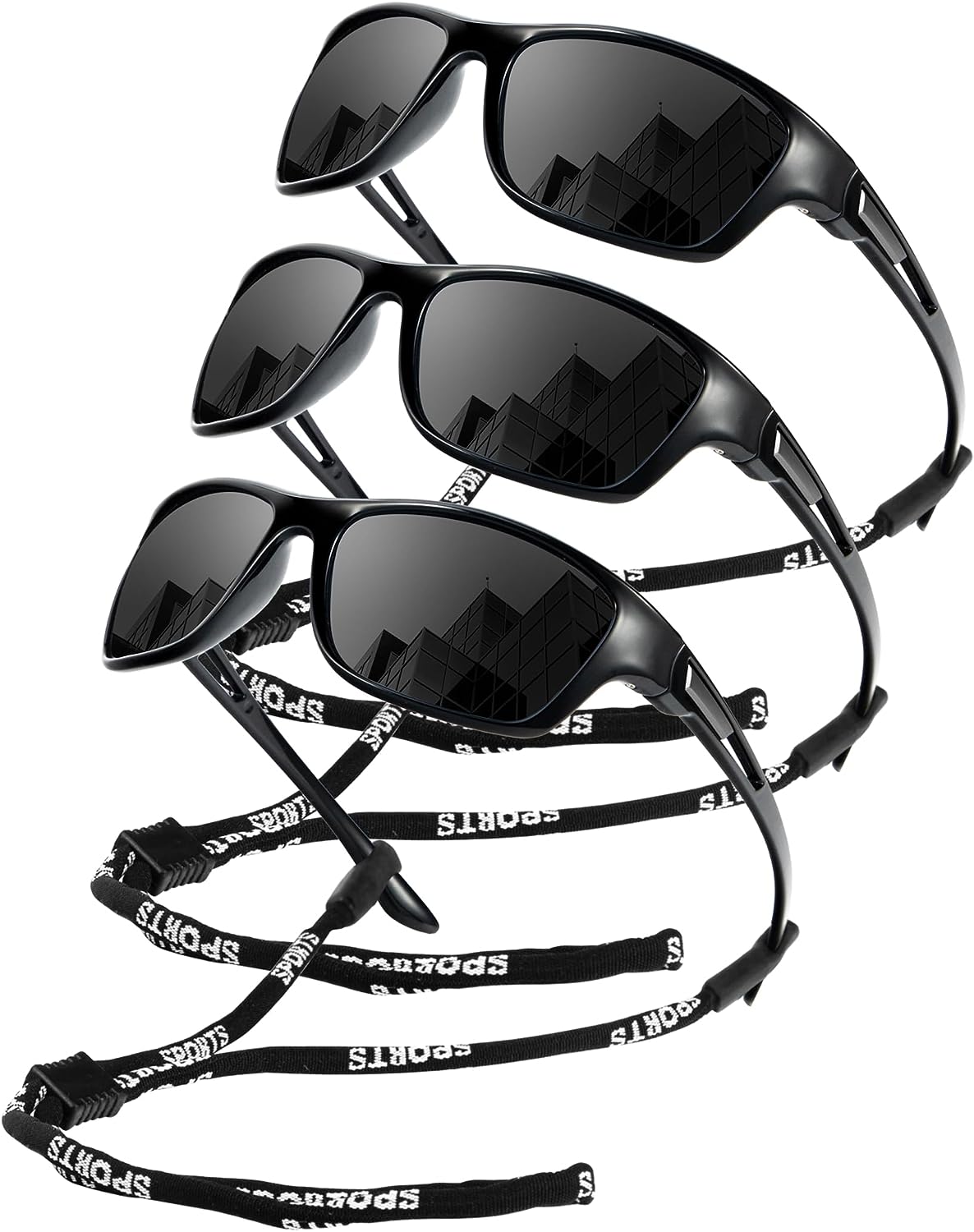 KALIYADI Polarized Sunglasses for Men, Sports Sun Glasses for Driving  Cycling Fi