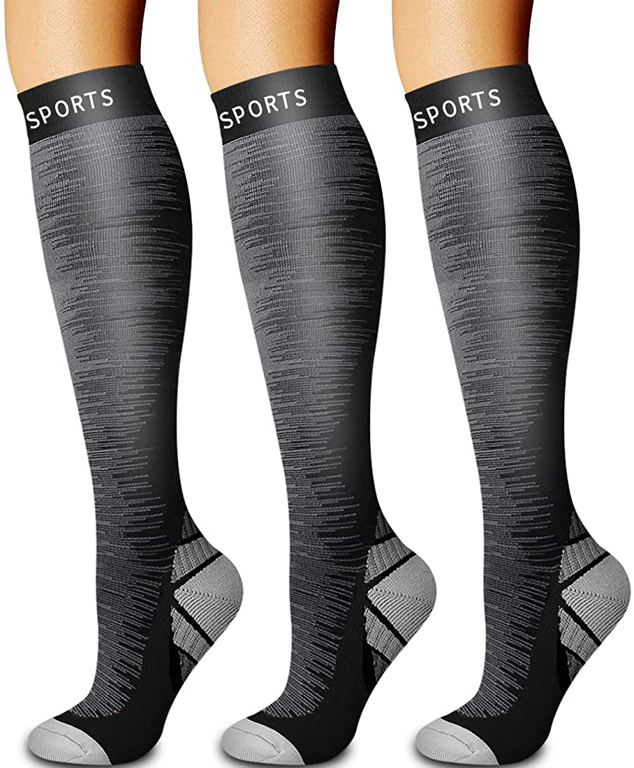 Compression Socks,(3 Pairs) Compression Sock Women and Men Best