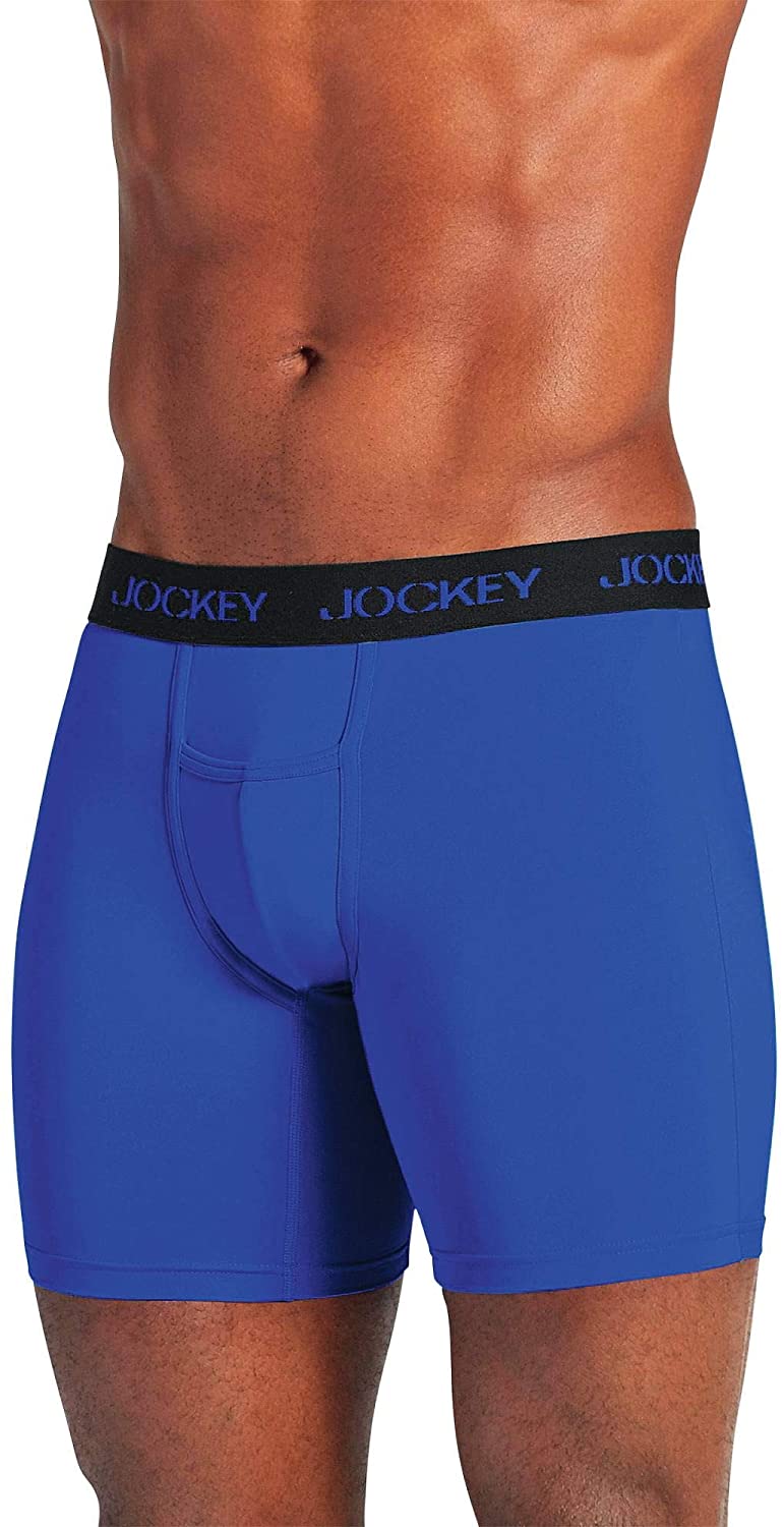 Jockey Mens Underwear Sport Microfiber Boxer Brief