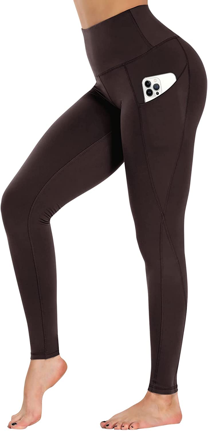 GAYHAY Leggings with Pockets for Women Reg & Plus Size - Capri Yoga Pants  High W