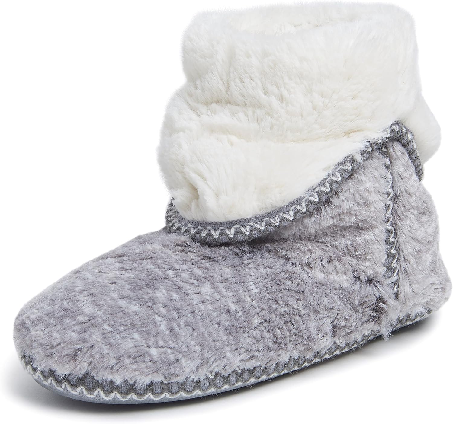 Womens furry sale boot slippers