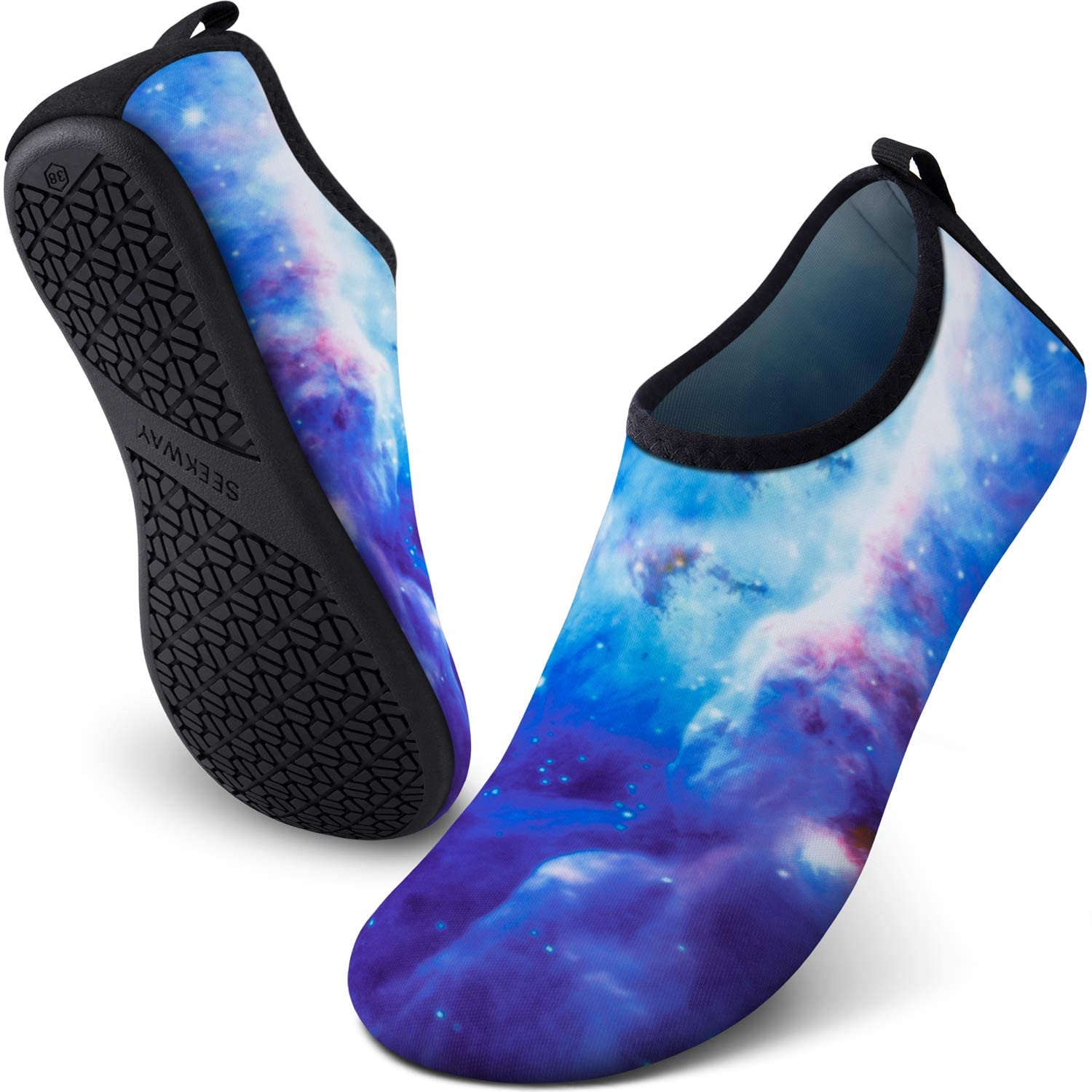 SEEKWAY Womens and Mens Water Shoes Barefoot Quick-Dry Aqua Socks Slip-on for Outdoor Beach Swim Yoga 