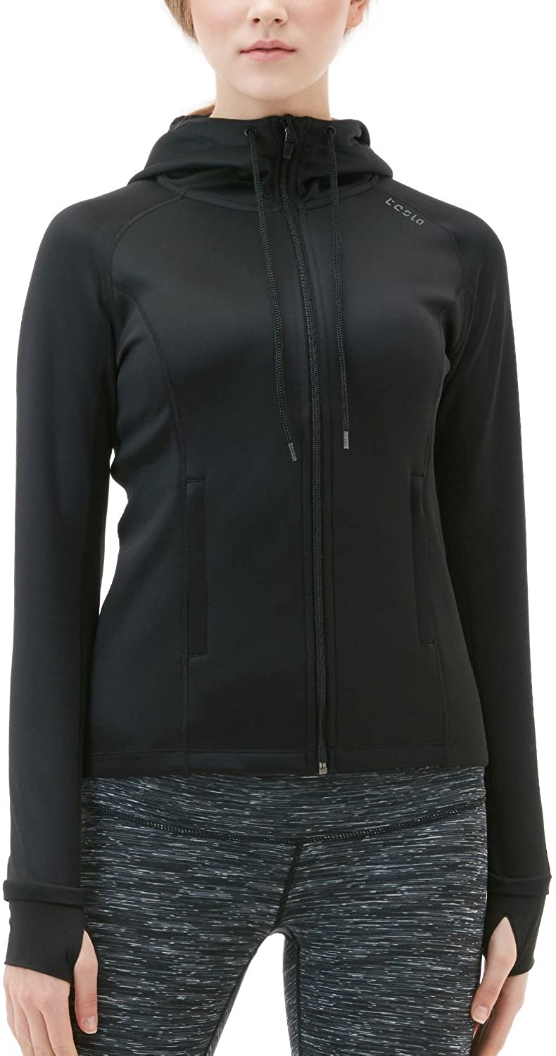 TSLA Women's Full Zip Workout Jackets, Long Sleeve Active Track Running  Jacket, | eBay