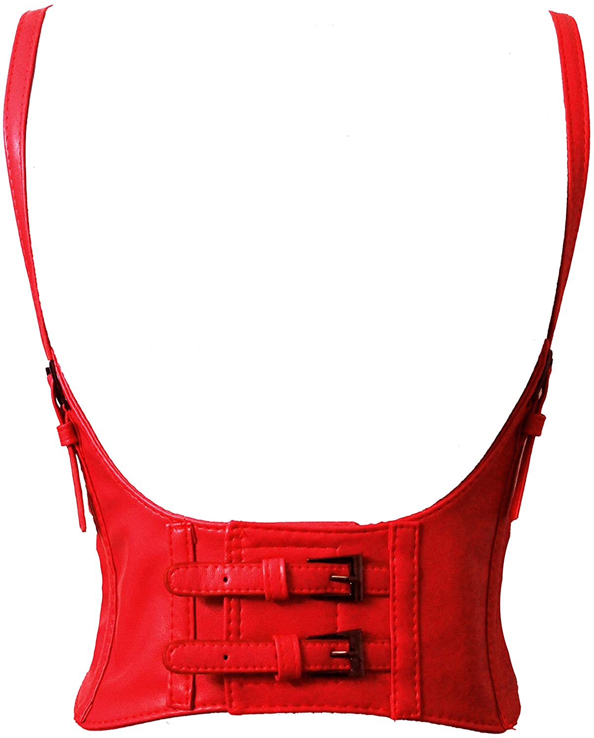 Alivila.Y Fashion Faux Leather Underbust Waist Belt Corset A13-Black :  : Fashion