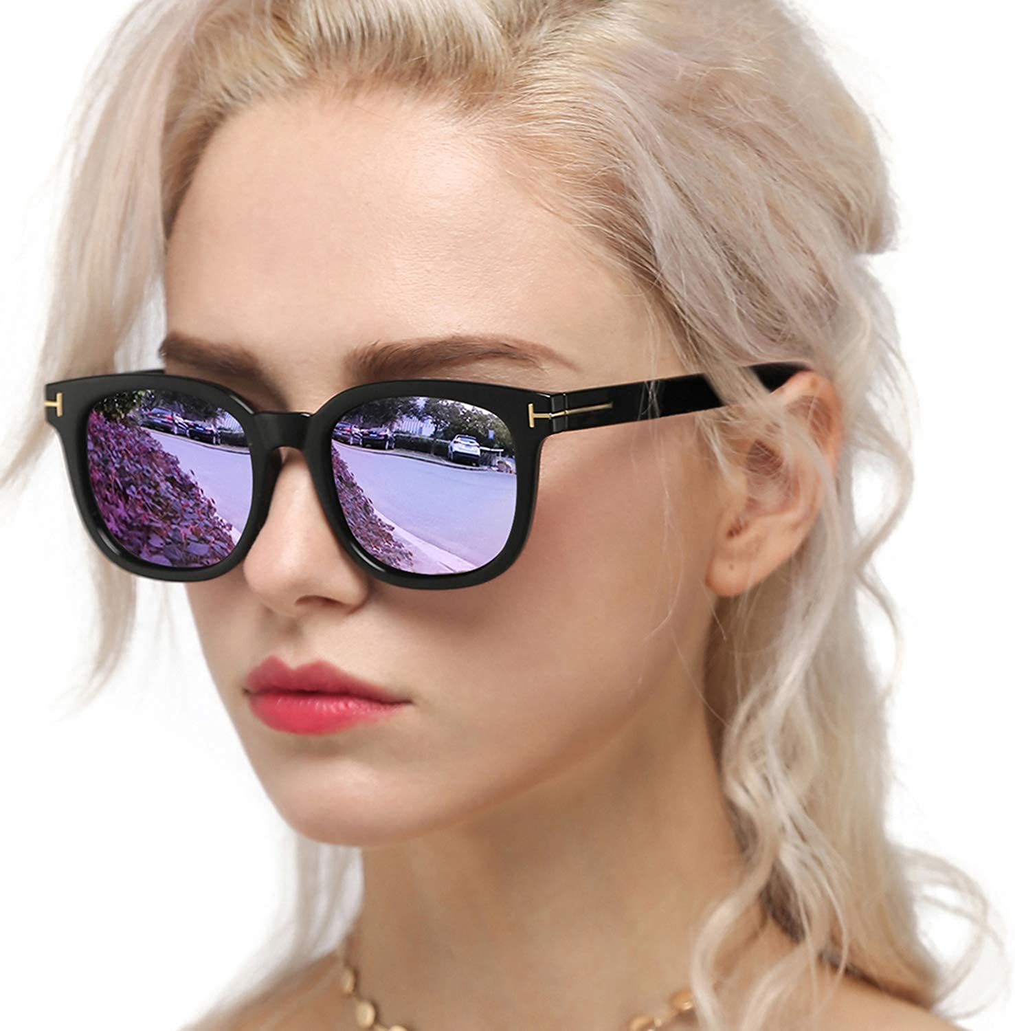 Myiaur Classic Sunglasses for Women Polarized Driving Anti Glare 100% UV  Protection (Pink Frame / Pink Mirrored Glasses) : : Clothing,  Shoes & Accessories