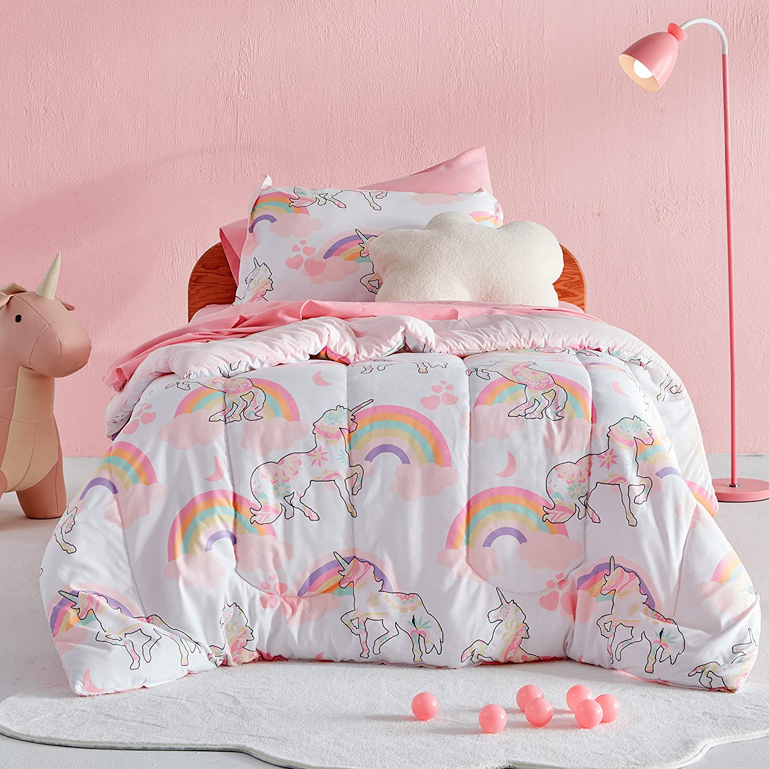 SLEEP ZONE Kids Bedding Twin Comforter Set - Cute Printed for Boys