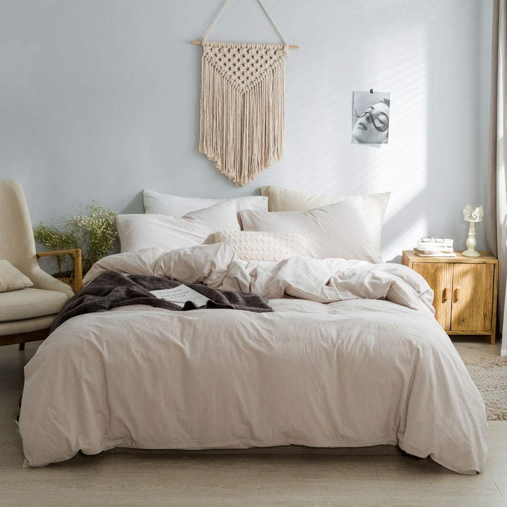 beige doona covers