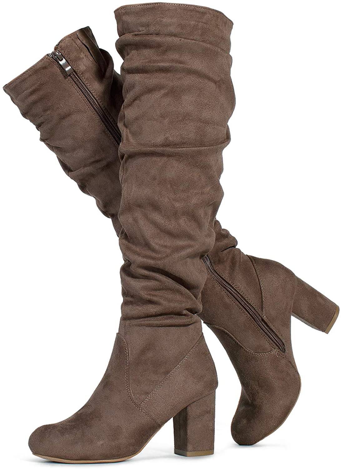 RF ROOM OF FASHION Women's Over The Knee High Slouchy Boots 