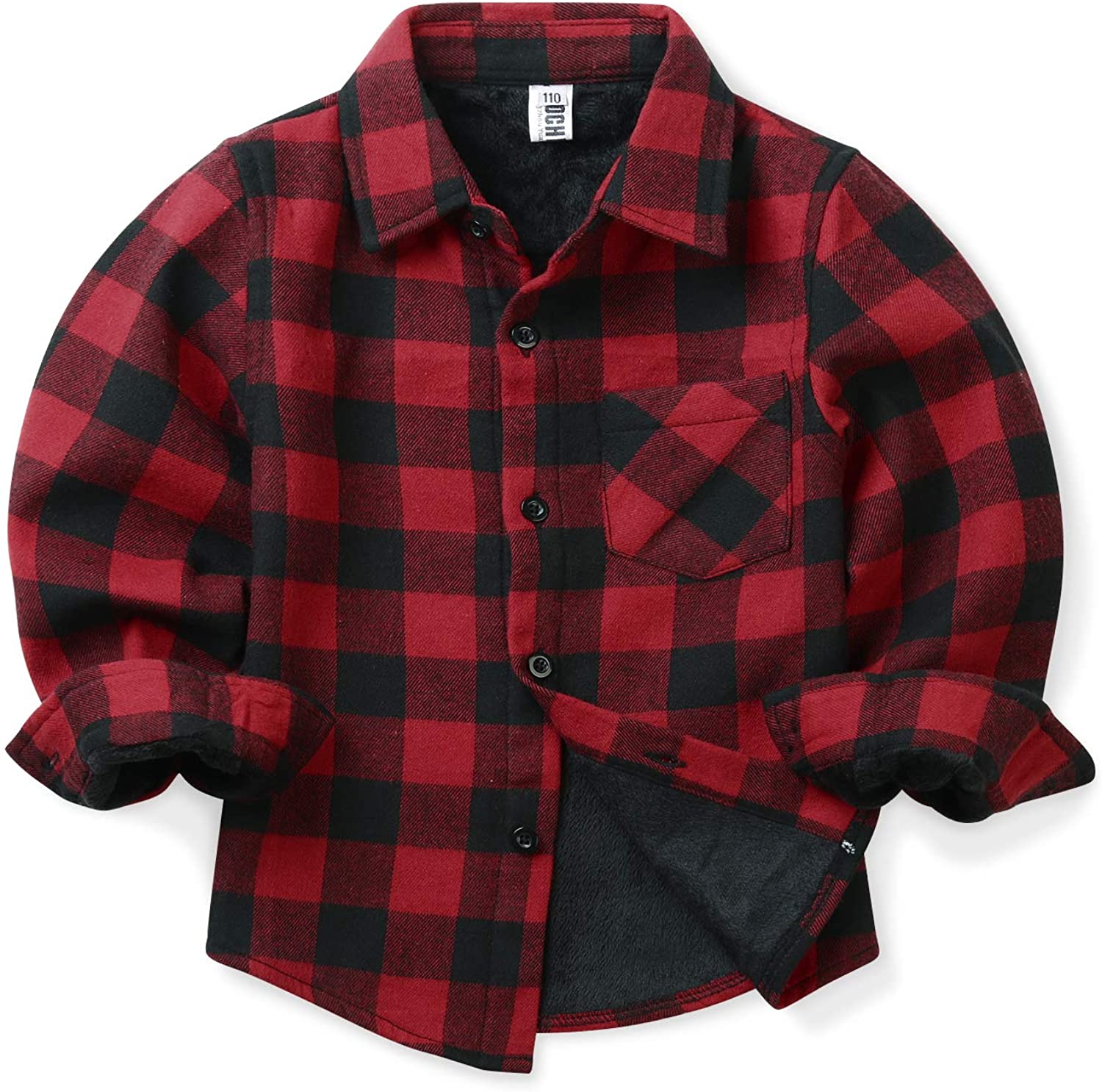 Lined plaid outlet shirt