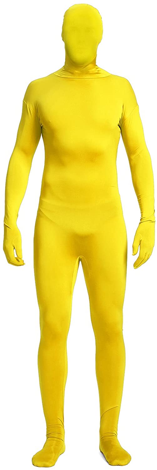 RSRZRCJ Unisex Adult Full Bodysuit Spandex Stretch Costume Invisible  Bodysuit Man Zentai Unitard Disappearing Body Suit 