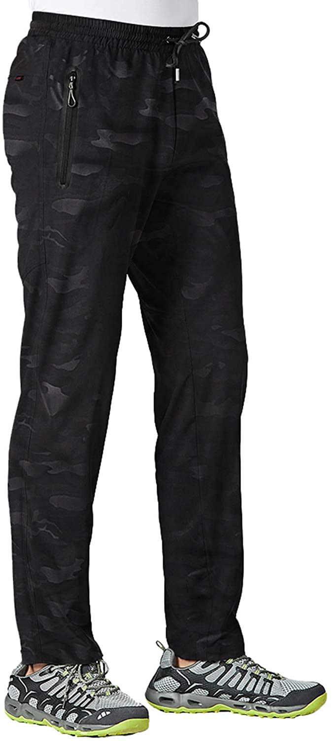 TBMPOY Men's Lightweight Hiking Travel Pants Breathable Athletic