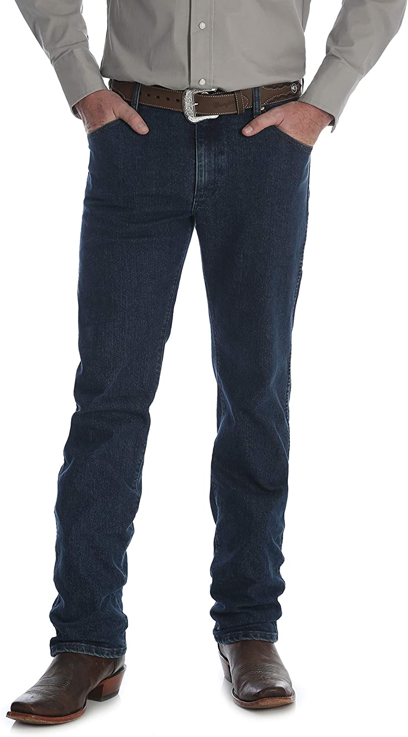 wrangler men's premium performance cowboy cut regular fit jeans