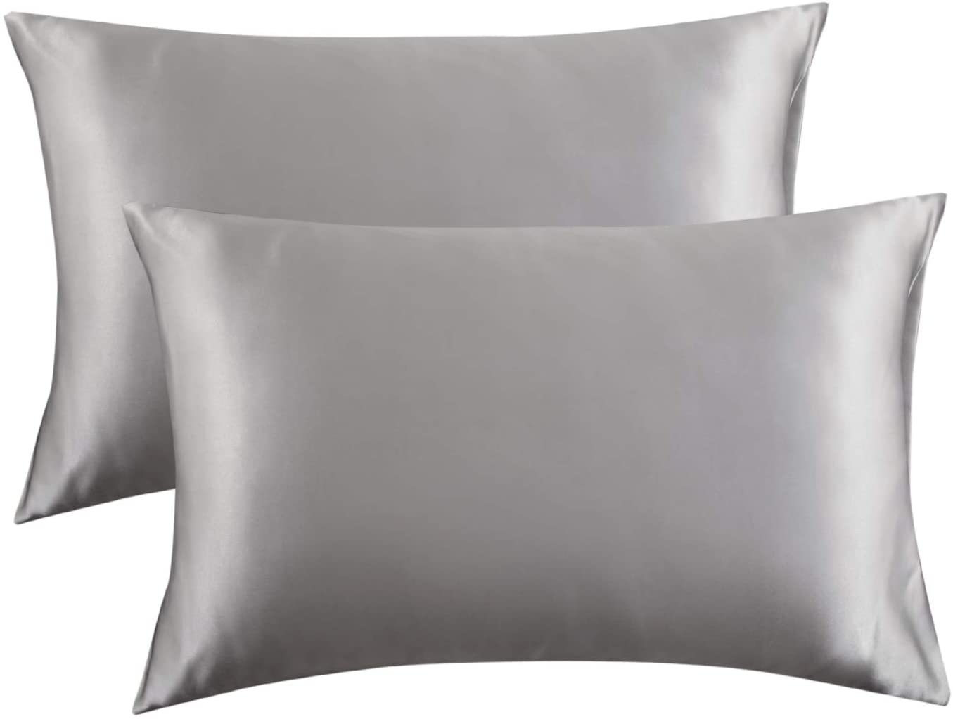Bedsure Satin Pillowcase for Hair and Skin, 2-Pack - Queen Size (20x30  inches) P