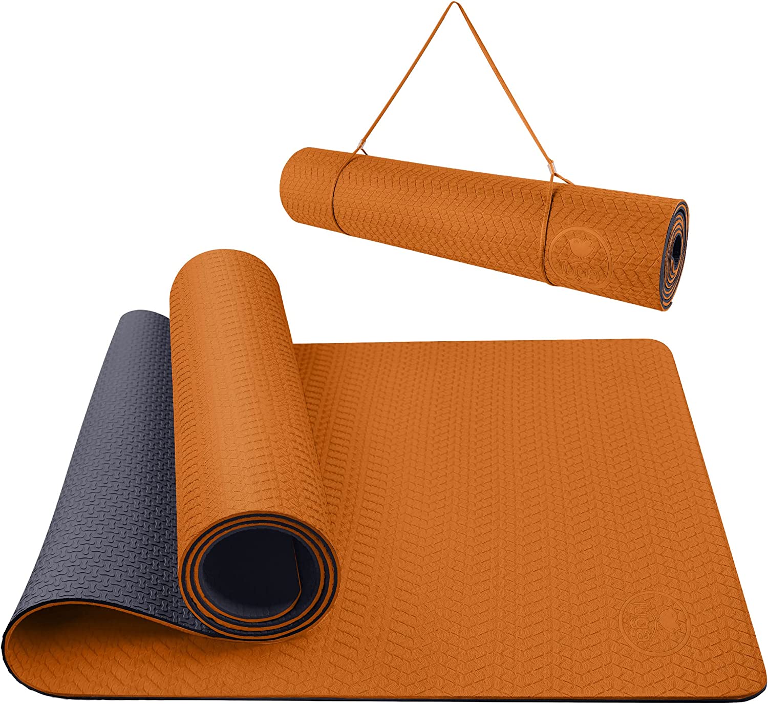IUGA Yoga Mat Non Slip Anti-tear Yoga Mats Eco Friendly Hot Yoga Mat Thick  Workout