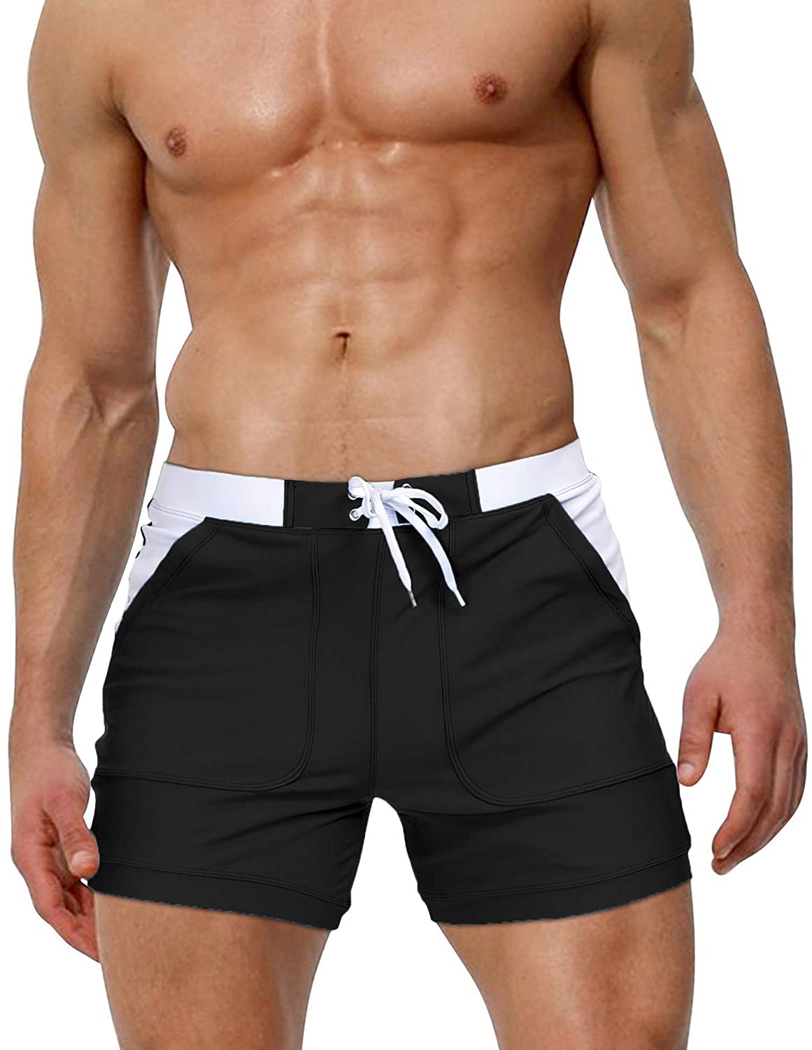 swim trunks for muscular legs