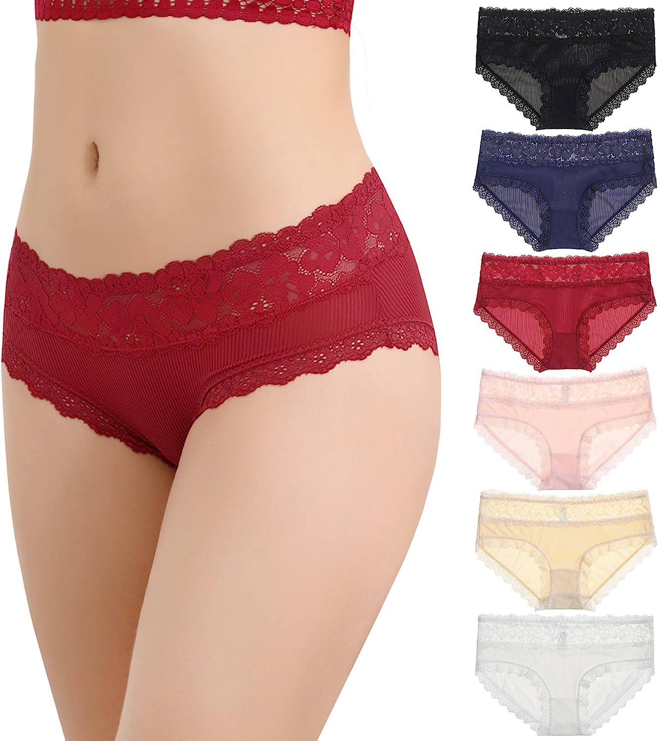 Lexigo Cotton Leaf Bikni Panty For Women / Ladies Underwear