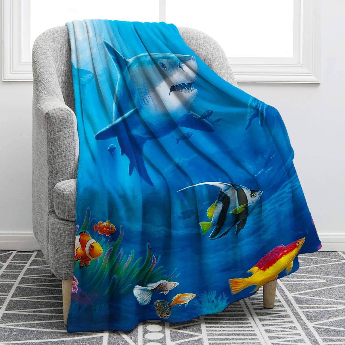 thumbnail 13  - Jekeno Butterfly Throw Blanket Smooth Lightweight Soft Print Blanket for Travell