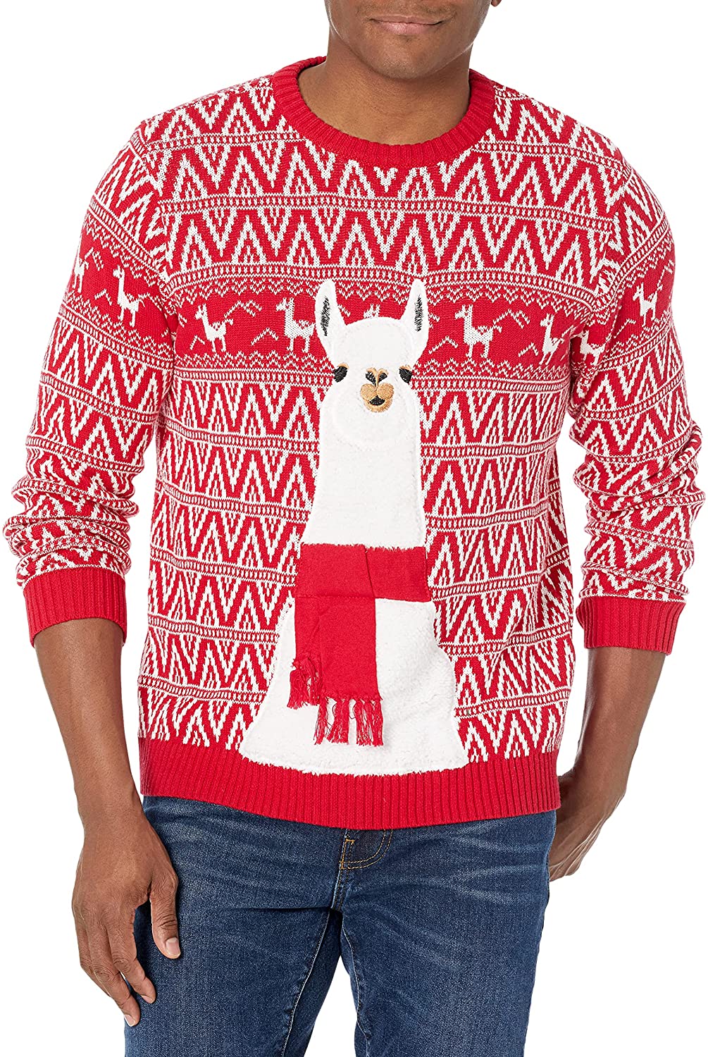 Nauwgezet Bespreken Leeds Blizzard Bay Men&#039;s Ugly Christmas Sweater Llama | eBay