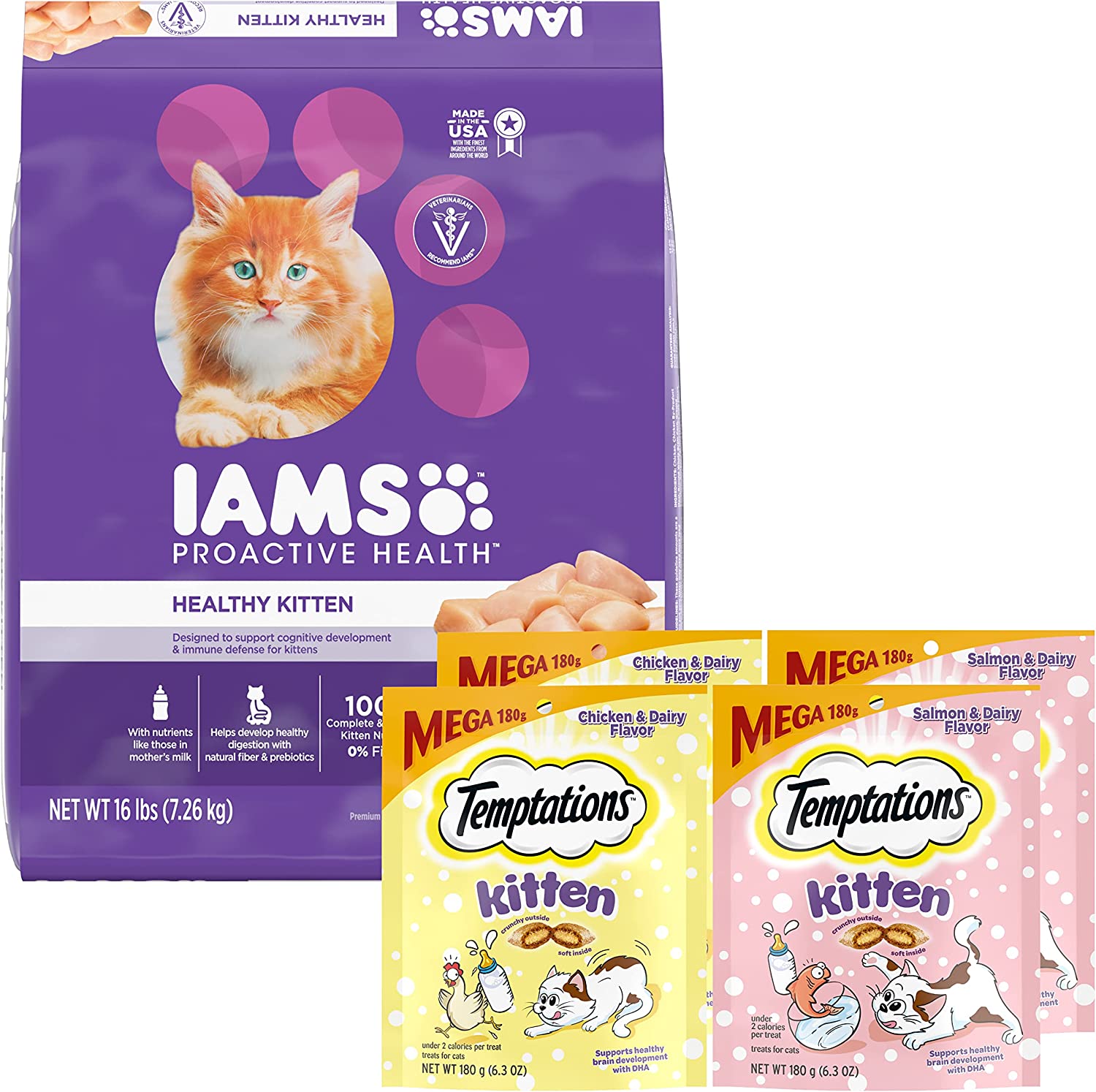 Iams proactive health outlet kitten dry cat food